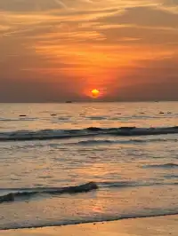 裸辭旅行第二站|被北海的晚霞狠狠治癒