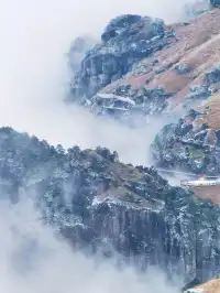 武功山下雪預警!開始期待今年的白色武功山