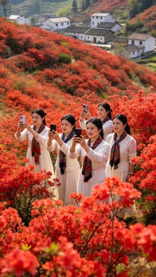 Mayang Futian'ao Village Spring Guide｜A Hidden Azalea Sea in the Longevity Town, Enjoy a Whole Day for Just 5 Yuan!
