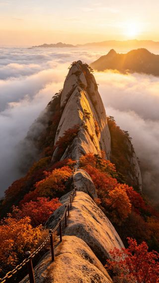 The peak clouds + thousand-year-old temple, the ultimate mountain climbing in Liaoning