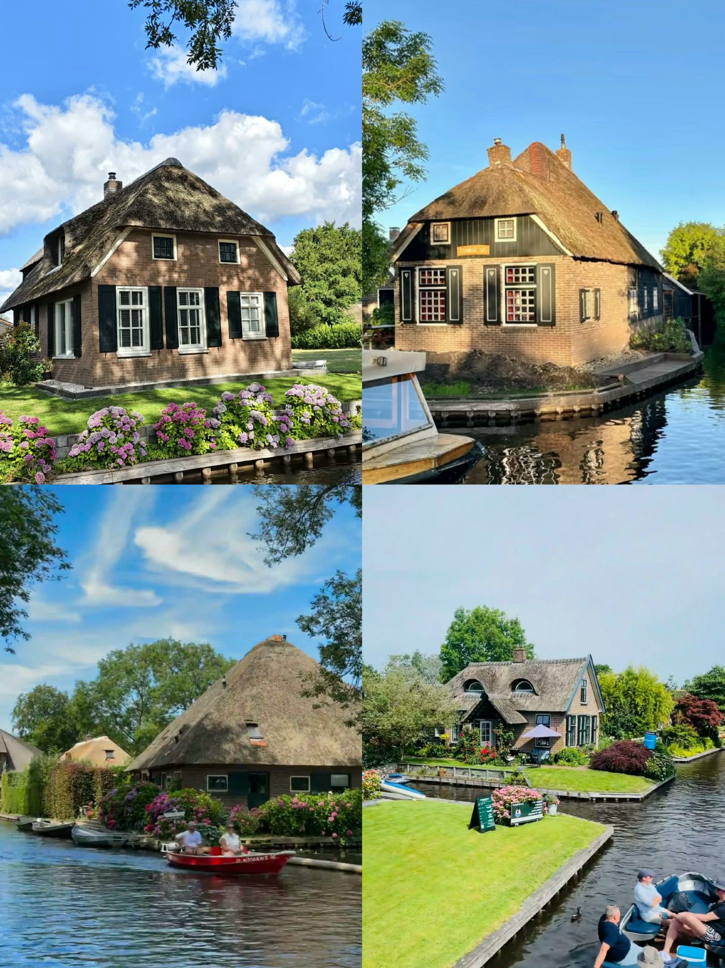 Giethoorn vào tháng Tám đẹp đến ngh breathtaking.