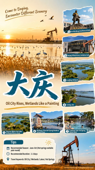 Shanhai trip | The oil city breeze rises, wetlands become a painting