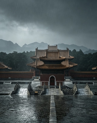 Rain on Yongning Mountain: Stepping into the misty past of the Western Qing Tombs