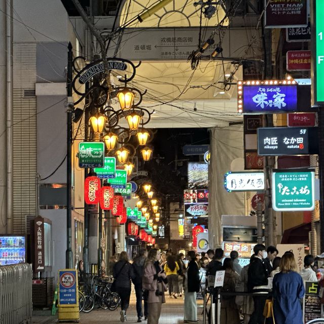 일본과 오사카를 대표하는 거리! 맛과 맛이 있는 🎏 오사카 도톤보리