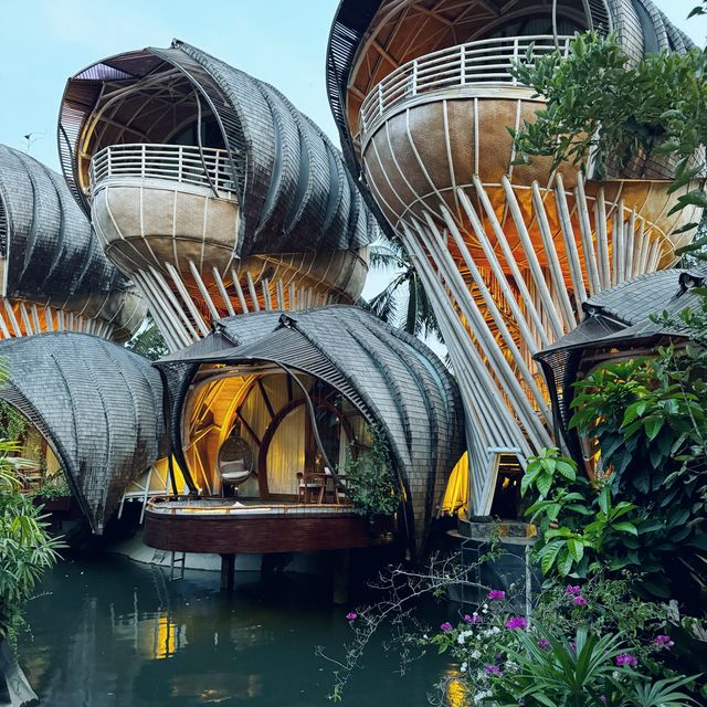 The most unique bamboo resort in Bali