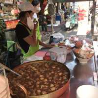 Special decorations and food for CNY in Bangkok