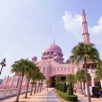 🚶🏻‍♂️ Beautiful Pink Mosque 