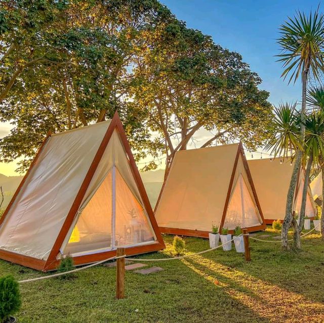 ที่พักเปิดใหม่เขาค้อ สไตล์แกลมป์ปิ้ง ฟีลดีมาก เพียงคนละ 590 บาท🏕️⛰️