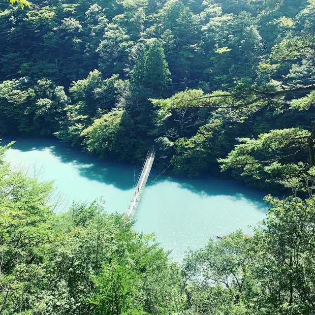 寸又峡「夢の吊り橋」