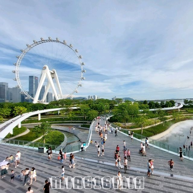 深圳歡樂港灣摩天輪🎡鐘書館📚