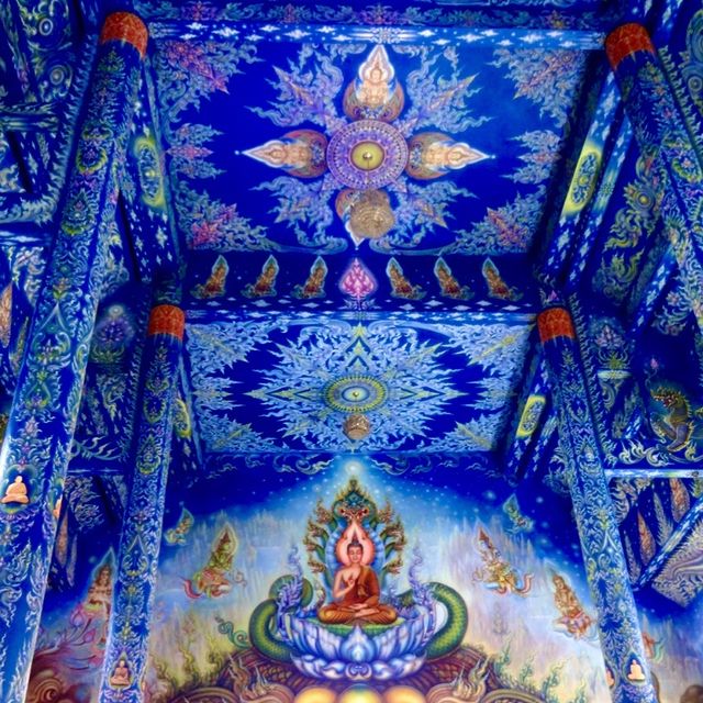 Gorgeous Blue Temple