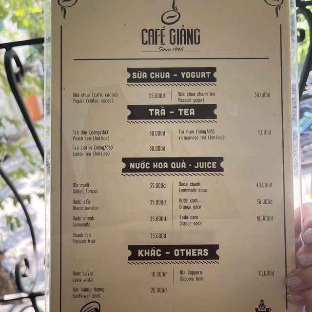 하노이 호안끼엠 계란 커피 한 잔☕️