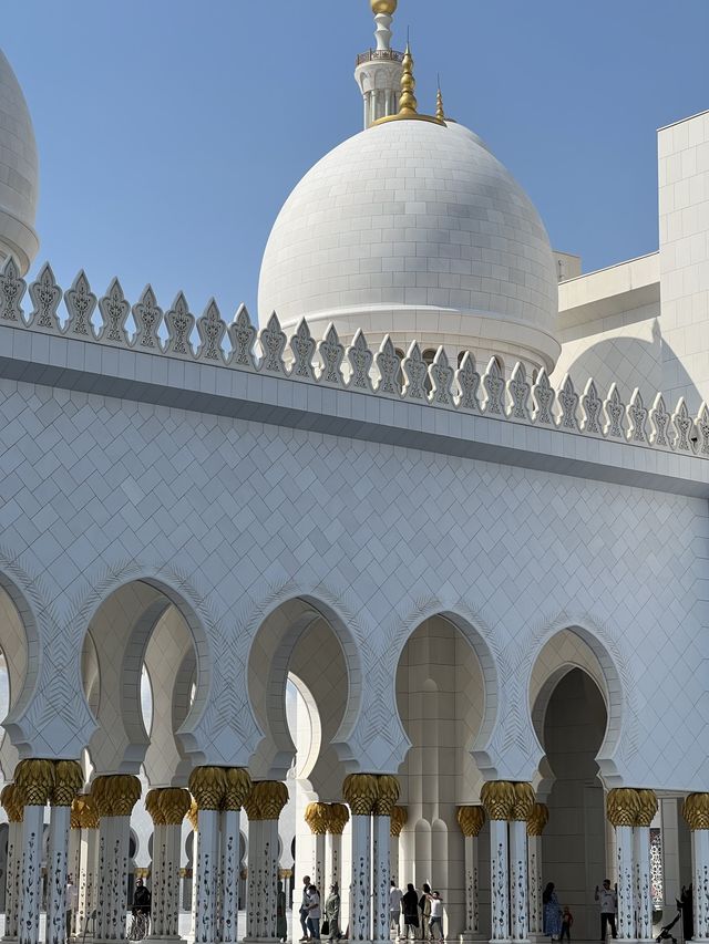 Lost in the beauty of Sheikh Zayed Mosque