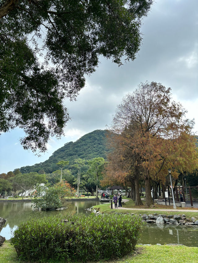 เดินรับไอแดด และชมใบไม้เปลี่ยนสีที่ Dahu Park