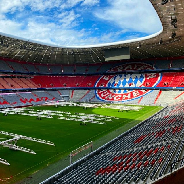 @ THE ALLIANZ ARENA, MUNICH.