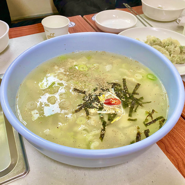 사골 육수가 깔끔한 보령 대천해수욕장 맛집 - 김가네사골수제비
