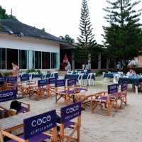 คาเฟ่เกาะช้าง โคโคนัทบีทรีสอร์ท #คาเฟ่ติดริมทะเล