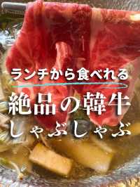 【ソウル・狎鴎亭】コスパ良！お肉柔らか韓牛しゃぶしゃぶ