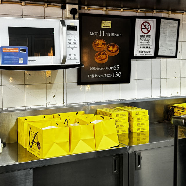 마카오-에그타르트=0, 에그타르트 원조 맛집 로드스토우 본점!