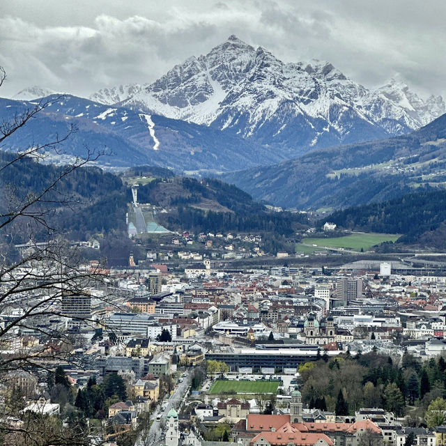 Innsbruck - a beautiful town surrounded by mountains 