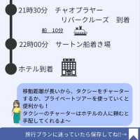 【バンコク】1日満喫遠出プラン