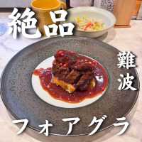 穴場すぎる難波でフォアグラランチ🍚