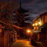 Enjoy Night Views in Kyoto City Streets 🌃✨