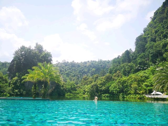 A Resort Surrounded by Amazing Limestone Mountains