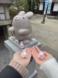日本京都最可愛的兔子神社-東天王岡崎神社