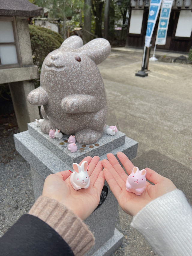 日本京都最可愛的兔子神社-東天王岡崎神社