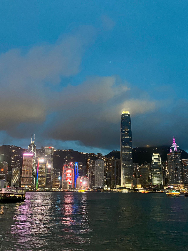 Stunning Hong Kong Skyline from Victoria Harbour