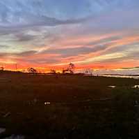 春国岱の夕焼け