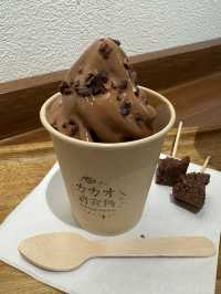 【福岡グルメ】食べられたらラッキー✨️夏季限定の幻のチョコソフト🍦