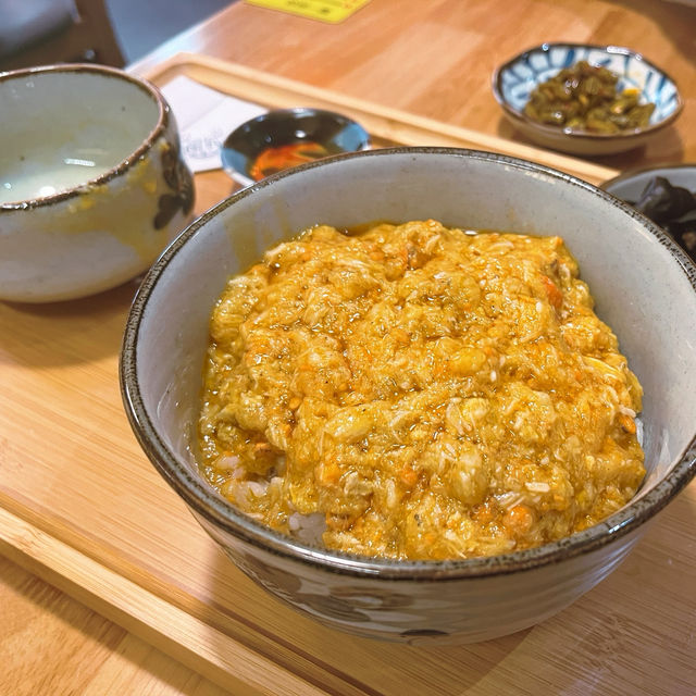 瀑布蟹黃撈飯