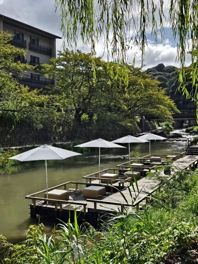 【界 長門】川床テラスでひとやすみ