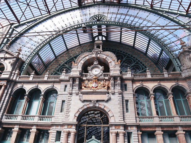 比利時🇧🇪 超美的安特衛普中央車站😍🏰🚄
