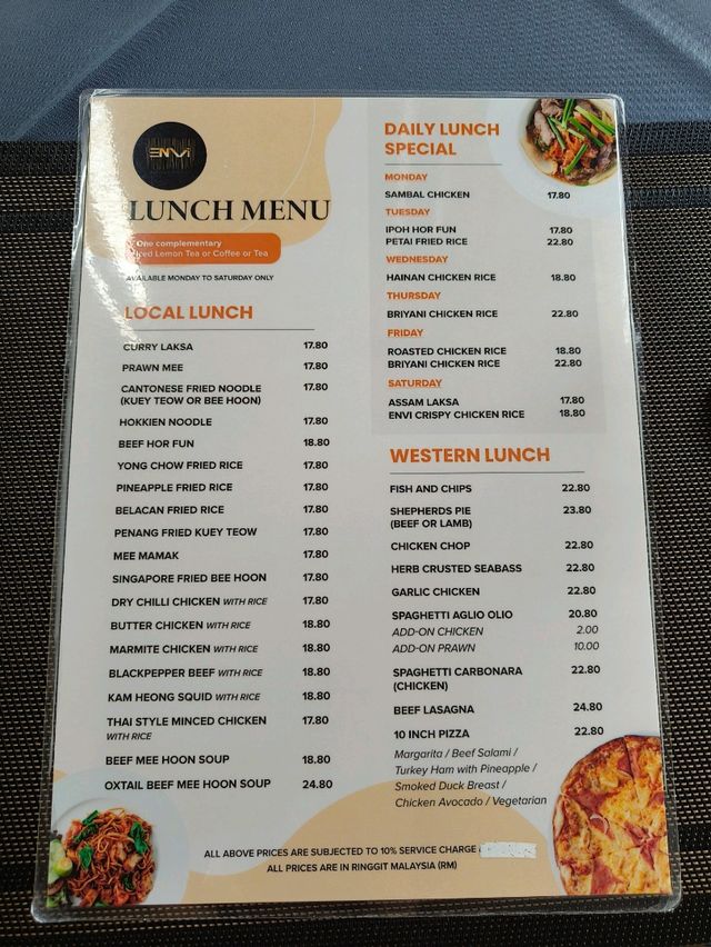 Lunch with a View at Envi Skydining
