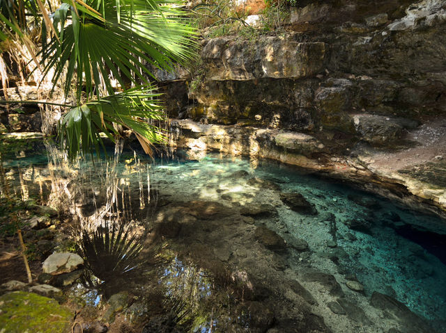 Hidden Paradise in selva of Yucatan