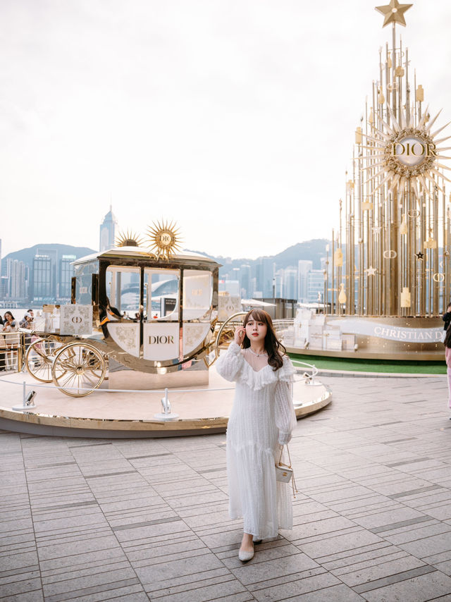 香港｜k11 musea 海邊金光閃閃聖誕太美了