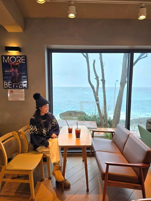 포항 화진해변 동해바다뷰 가성비 카페💙