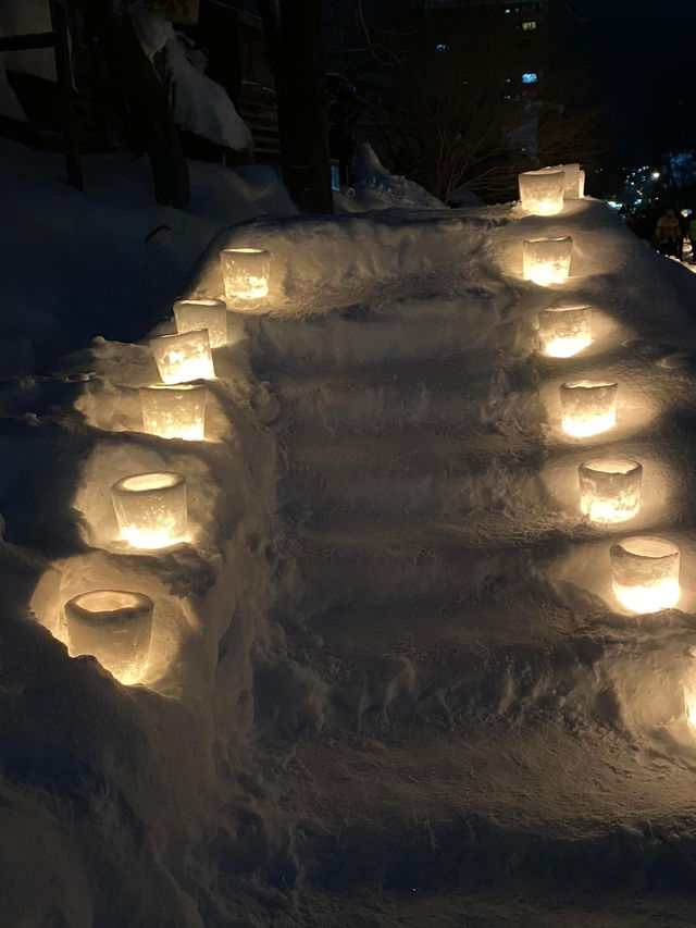 冬日白雪皚皚更替「小樽」