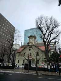 해외여행 삿포로의 랜드마크 삿포로시 시계탑 札幌市時計