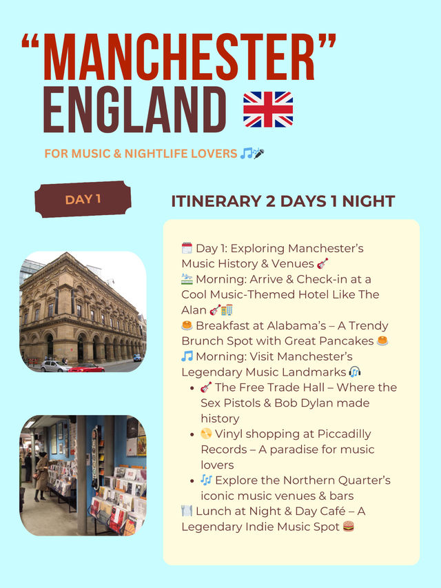 Manchester 2 days itinerary 🎤