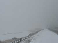 雪化粧の草千里ヶ浜で感じた幻想的な風景