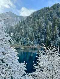 Jiuzhaigou: A Snowy Wonderland of Tranquil Beauty