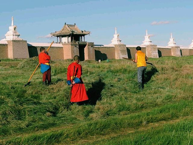 蒙古哈拉和林著名景點：光顯寺，適合打卡拍照📸