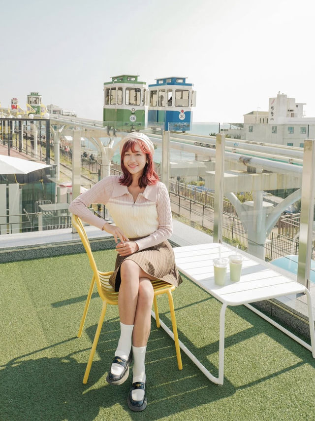 釜山🇰🇷海雲台膠囊列車cafe🚡