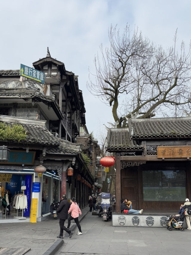 เมืองโบราณ Guanxian, Dujiangyan, Chengdu 