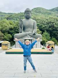 A Massive Bronze Statue (The Budha of the Western Paradise)