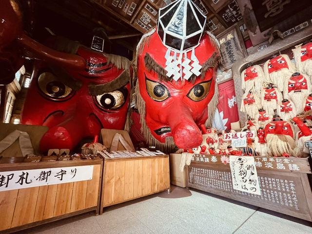 【日本三大天狗】6.5mの天狗面と10年に一度の大開張